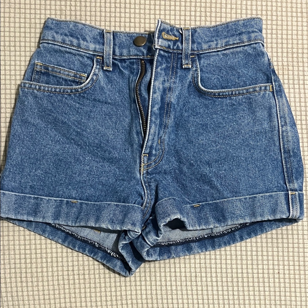American Apparel Blue Jean Shorts